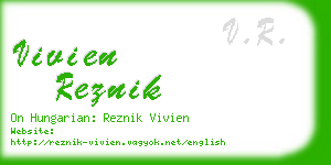 vivien reznik business card
